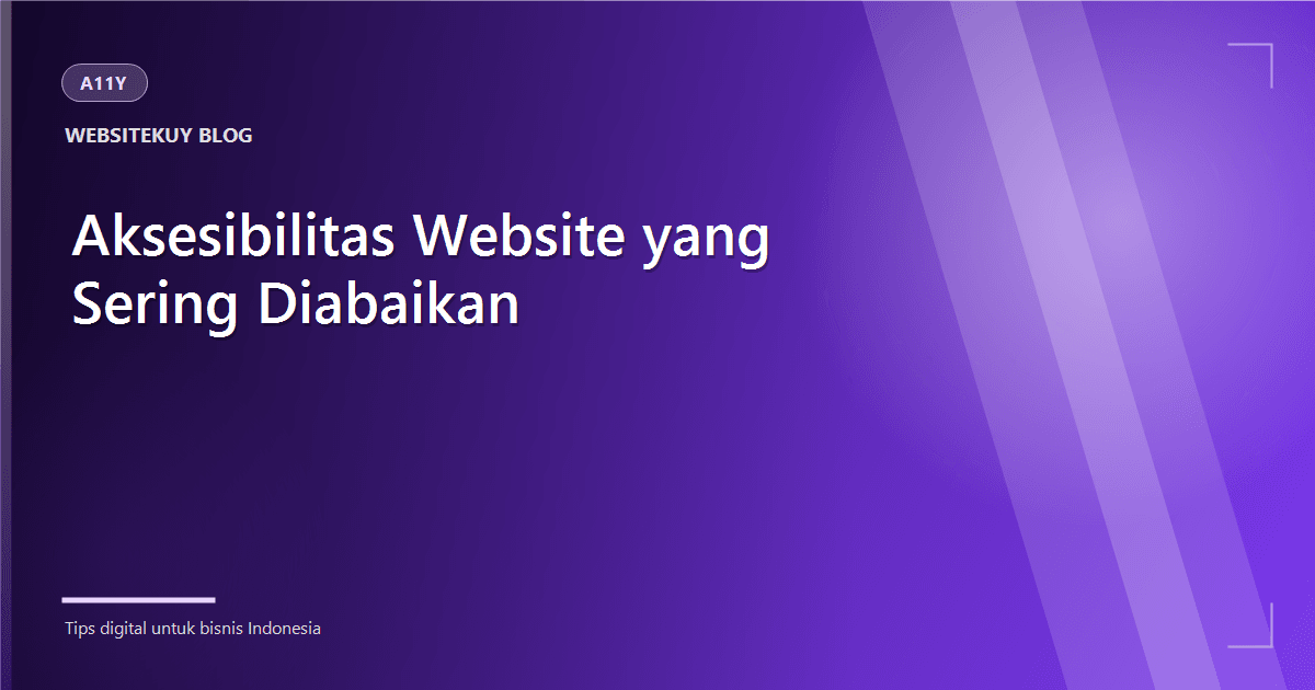 Article cover Website Accessibility SMEs Often Overlook