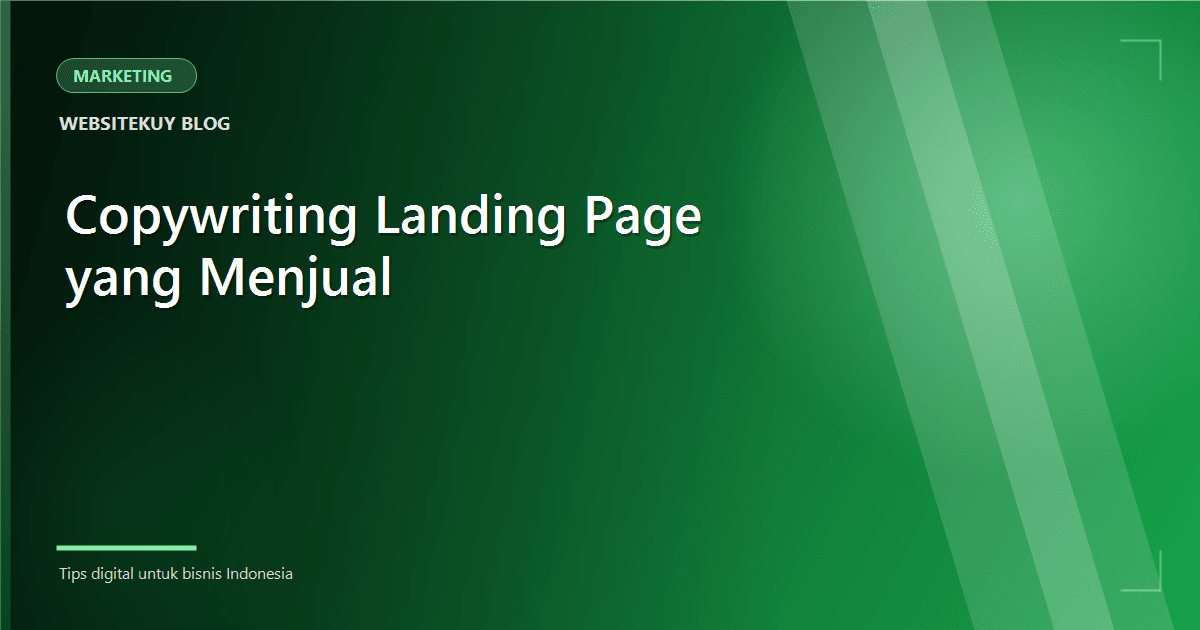 Article cover Landing Page Copywriting That Converts