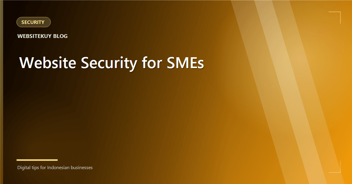 Article cover Website Security for SMEs: A Basic Checklist