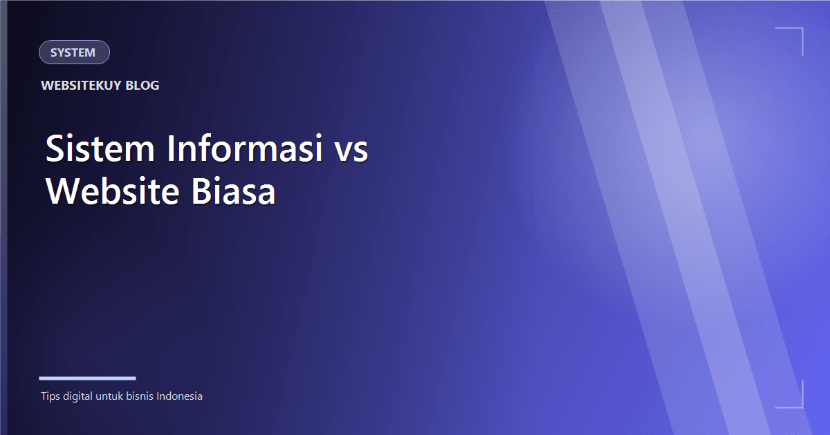 Article cover Information Systems vs Regular Websites: What’s the Difference?