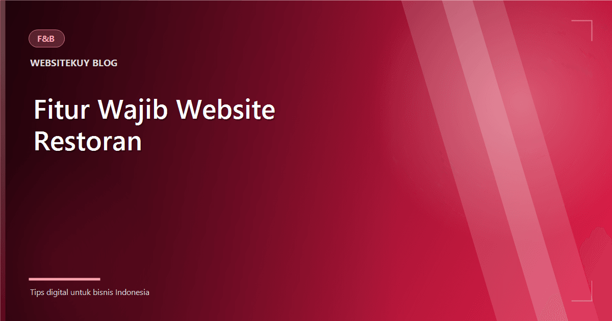 Article cover Must-Have Features for Restaurant and Cafe Websites