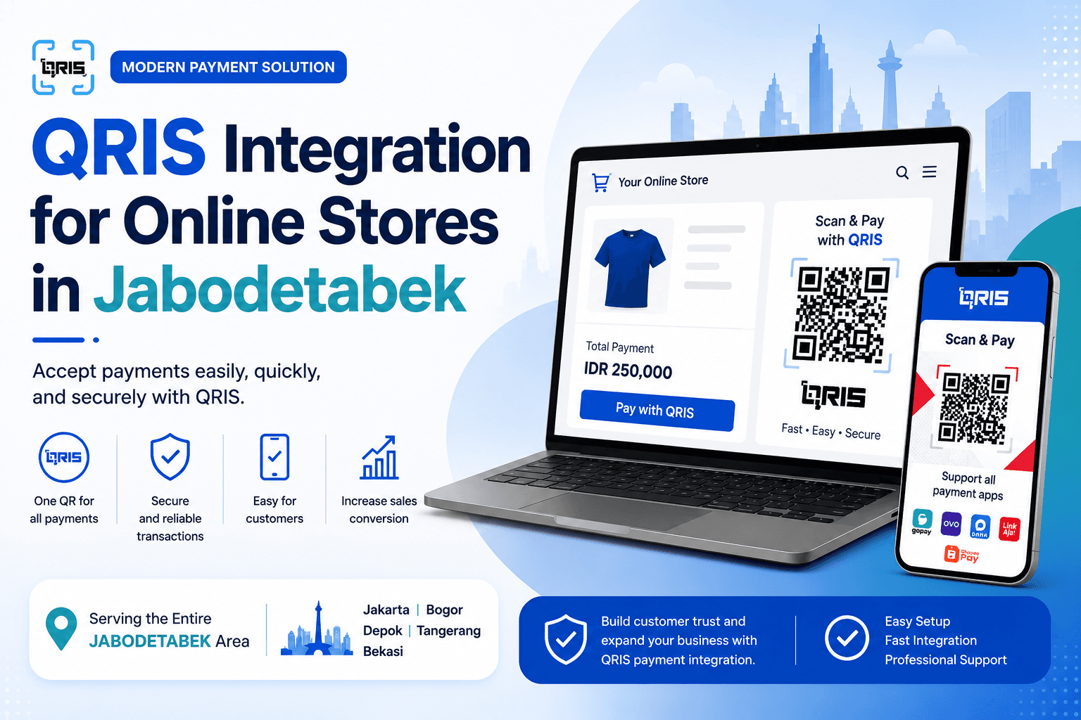 Article cover QRIS Integration for Online Stores in Jabodetabek